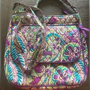 Disney Vera Bradley Crossbody Bag Plums Up